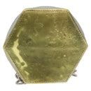 LOUIS VUITTON Vernis Porte Monnaie Flocon Coin Purse Argent M58215 Auth 131564-13