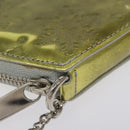 LOUIS VUITTON Vernis Porte Monnaie Flocon Coin Purse Argent M58215 Auth 131564-15