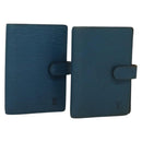 LOUIS VUITTON Epi Agenda PM Day Planner Cover 2Set Blue R20055 LV Auth 131566-1