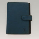 LOUIS VUITTON Epi Agenda PM Day Planner Cover 2Set Blue R20055 LV Auth 131566-10