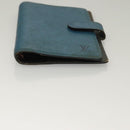 LOUIS VUITTON Epi Agenda PM Day Planner Cover 2Set Blue R20055 LV Auth 131566-14