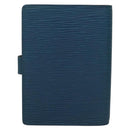 LOUIS VUITTON Epi Agenda PM Day Planner Cover 2Set Blue R20055 LV Auth 131566-3