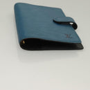 LOUIS VUITTON Epi Agenda PM Day Planner Cover 2Set Blue R20055 LV Auth 131566-6