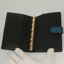 LOUIS VUITTON Epi Agenda PM Day Planner Cover 2Set Blue R20055 LV Auth 131566-8