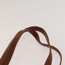 BALLY Hand Bag Leather PVC 2Set Black Brown gold Auth 131567-6