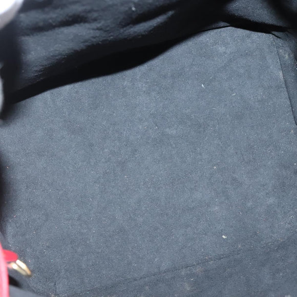 LOUIS VUITTON Epi Petit Noe Shoulder Bag Bicolor Green Red M44147 Auth 131573