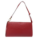 LOUIS VUITTON Epi Pochette Accessoires Pouch Red M52947 LV Auth 131574-1