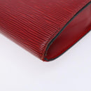 LOUIS VUITTON Epi Pochette Accessoires Pouch Red M52947 LV Auth 131574-16