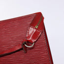 LOUIS VUITTON Epi Pochette Accessoires Pouch Red M52947 LV Auth 131574-18