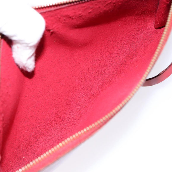 LOUIS VUITTON Epi Pochette Accessoires Pouch Red M52947 LV Auth 131574