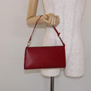 LOUIS VUITTON Epi Pochette Accessoires Pouch Red M52947 LV Auth 131574-21