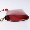 LOUIS VUITTON Epi Pochette Accessoires Pouch Red M52947 LV Auth 131574-4