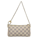 LOUIS VUITTON Damier Azur Pochette Mira MM Accessory Pouch N60027 LV Auth 131575-2