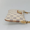 LOUIS VUITTON Damier Azur Pochette Mira MM Accessory Pouch N60027 LV Auth 131575-4