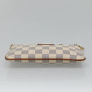 LOUIS VUITTON Damier Azur Pochette Mira MM Accessory Pouch N60027 LV Auth 131575-5