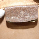 GUCCI GG Supreme Web Sherry Line Shoulder Bag PVC Beige 116 02 089 Auth 131582-18