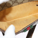 GUCCI GG Supreme Web Sherry Line Shoulder Bag PVC Beige 116 02 089 Auth 131582-11