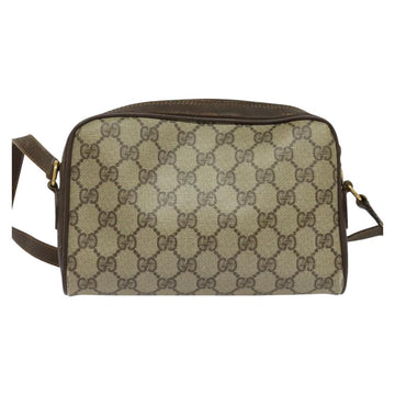 GUCCI GG Supreme Web Sherry Line Shoulder Bag PVC Beige 116 02 089 Auth 131582 - 0