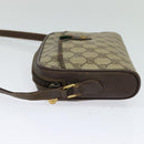 GUCCI GG Supreme Web Sherry Line Shoulder Bag PVC Beige 116 02 089 Auth 131582-3