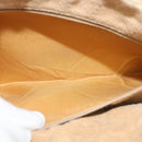 GUCCI GG Supreme Web Sherry Line Shoulder Bag PVC Beige 56 02 088 Auth 131583-20