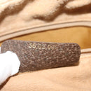 GUCCI GG Supreme Web Sherry Line Shoulder Bag PVC Beige 56 02 088 Auth 131583-21