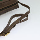 GUCCI GG Supreme Web Sherry Line Shoulder Bag PVC Beige 56 02 088 Auth 131583-7