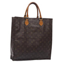 LOUIS VUITTON Monogram Sac Plat Hand Bag M51140 LV Auth 131592-1
