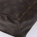 LOUIS VUITTON Monogram Sac Plat Hand Bag M51140 LV Auth 131592-14