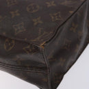 LOUIS VUITTON Monogram Sac Plat Hand Bag M51140 LV Auth 131592-15