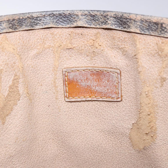 LOUIS VUITTON Monogram Sac Plat Hand Bag M51140 LV Auth 131592