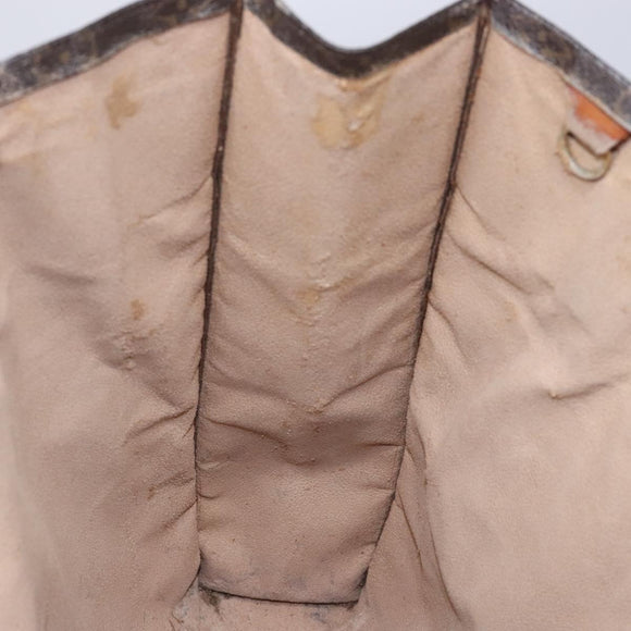 LOUIS VUITTON Monogram Sac Plat Hand Bag M51140 LV Auth 131592