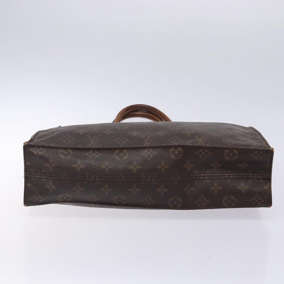 LOUIS VUITTON Monogram Sac Plat Hand Bag M51140 LV Auth 131592