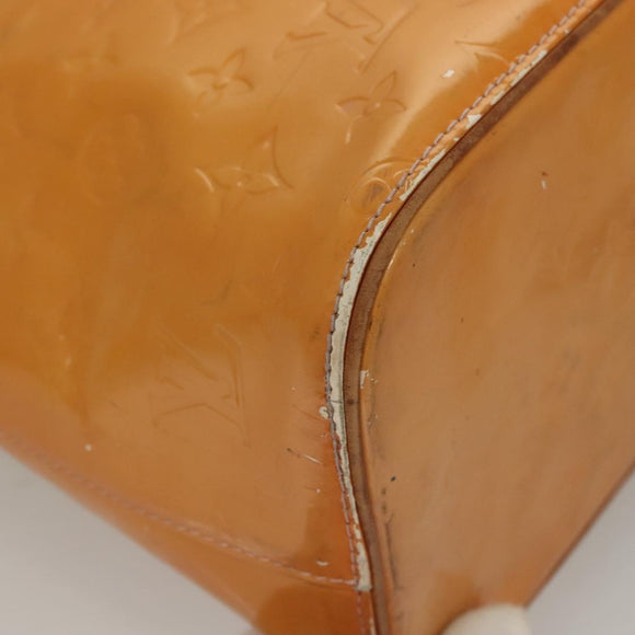 LOUIS VUITTON Monogram Vernis Houston Bag Marshmallow Pink M91302 LV Auth 131602