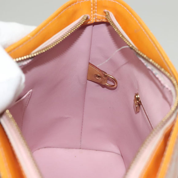 LOUIS VUITTON Monogram Vernis Houston Bag Marshmallow Pink M91302 LV Auth 131602