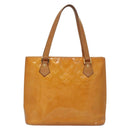 LOUIS VUITTON Monogram Vernis Houston Bag Marshmallow Pink M91302 LV Auth 131602-13