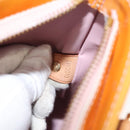 LOUIS VUITTON Monogram Vernis Houston Bag Marshmallow Pink M91302 LV Auth 131602-12