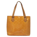 LOUIS VUITTON Monogram Vernis Houston Bag Marshmallow Pink M91302 LV Auth 131602-2