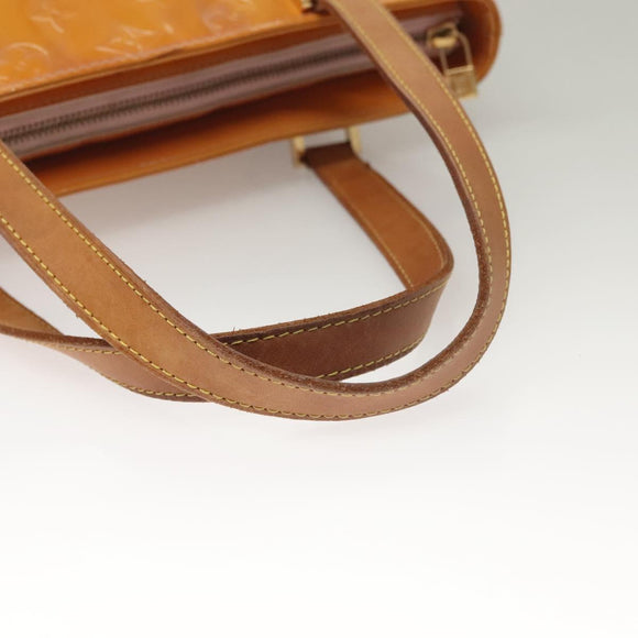 LOUIS VUITTON Monogram Vernis Houston Bag Marshmallow Pink M91302 LV Auth 131602