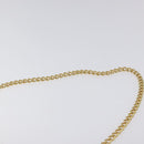 Salvatore Ferragamo Gancini Chain Shoulder Bag Leather Black Gold Auth 131607-14