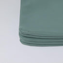 CELINE Trio Shoulder Bag Leather Light Blue Gold Auth 131611-16