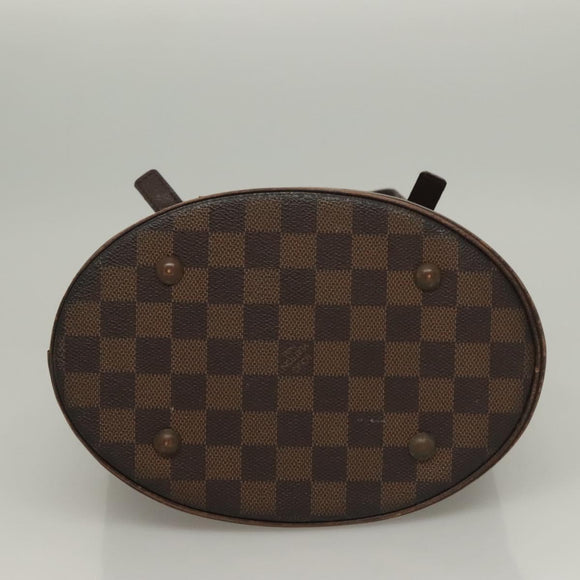 LOUIS VUITTON Damier Ebene Marais Schoudertas N42240 LV Auth 131621