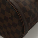 LOUIS VUITTON Damier Ebene Marais Schoudertas N42240 LV Auth 131621-15