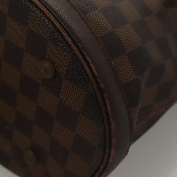 LOUIS VUITTON Damier Ebene Marais Schoudertas N42240 LV Auth 131621