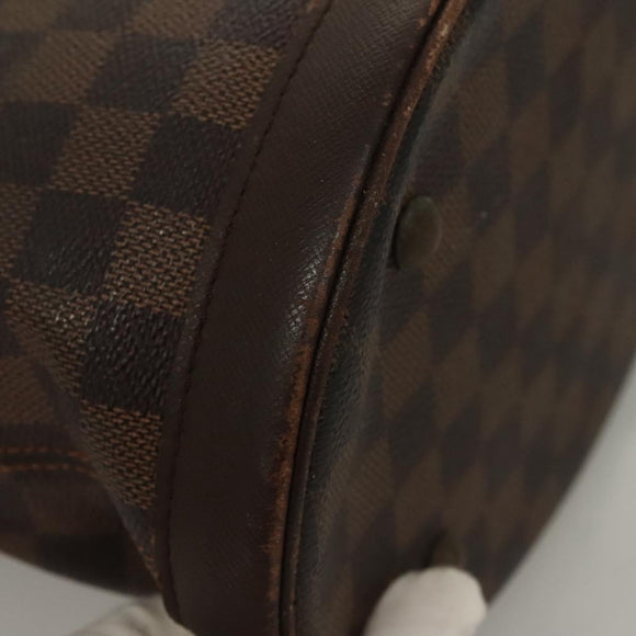 LOUIS VUITTON Damier Ebene Marais Schoudertas N42240 LV Auth 131621