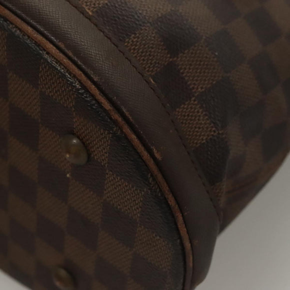 LOUIS VUITTON Damier Ebene Marais Schoudertas N42240 LV Auth 131621
