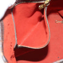 LOUIS VUITTON Damier Ebene Marais Schoudertas N42240 LV Auth 131621-24