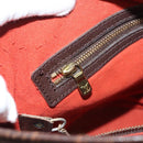 LOUIS VUITTON Damier Ebene Marais Schoudertas N42240 LV Auth 131621-25