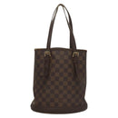 LOUIS VUITTON Damier Ebene Marais Schoudertas N42240 LV Auth 131621-2