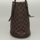 LOUIS VUITTON Damier Ebene Marais Schoudertas N42240 LV Auth 131621-3