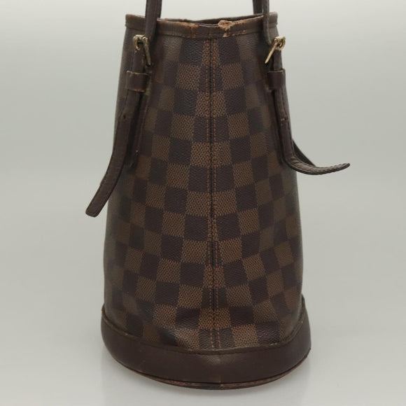 LOUIS VUITTON Damier Ebene Marais Schoudertas N42240 LV Auth 131621